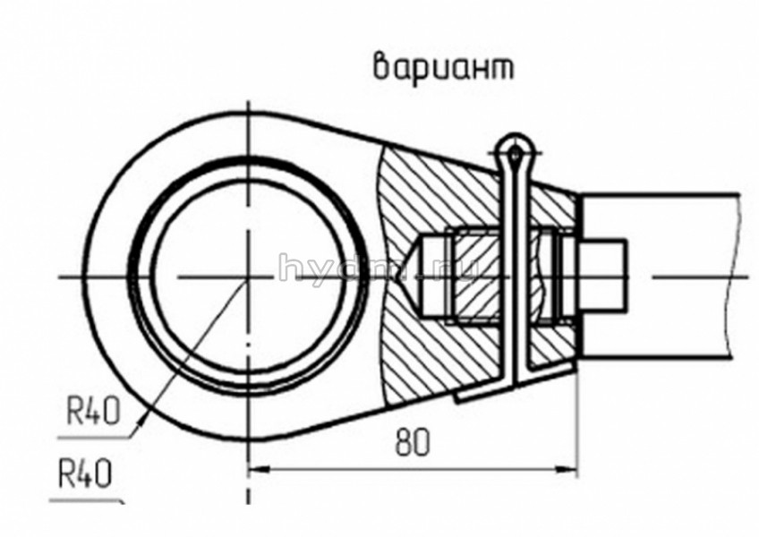Гидроцилиндры диаметр поршня 75мм